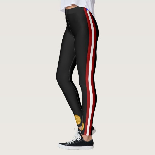 Leggings Drapeau de la Géorgie (Gauche)