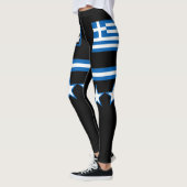 Leggings Drapeau de la Grèce (Gauche)