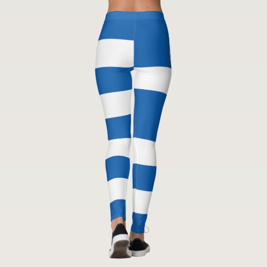 Leggings Drapeau de la Grèce (Dos)