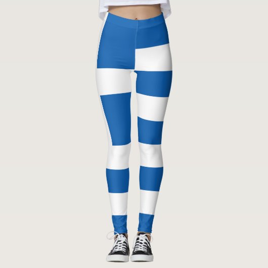 Leggings Drapeau de la Grèce (Devant)