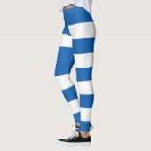 Leggings Drapeau de la Grèce (Gauche)