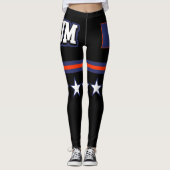 Leggings Drapeau de la Guam (Devant)