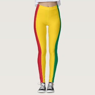 Leggings Drapeau de la Guinée