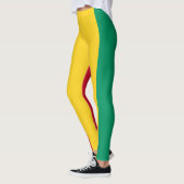 Leggings Drapeau de la Guinée (Gauche)