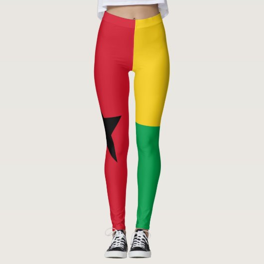 Leggings Drapeau de la Guinée-Bissau (Devant)