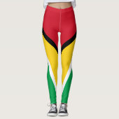 Leggings Drapeau de la Guyane (Devant)