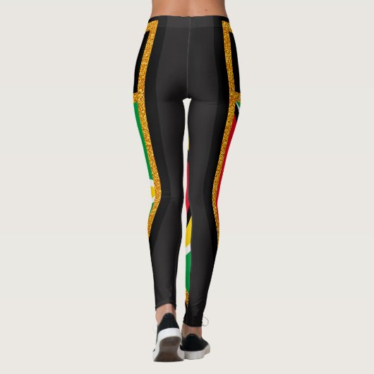 Leggings Drapeau de la Guyane (Dos)