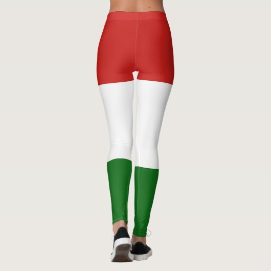 Leggings drapeau de la Hongrie (Dos)