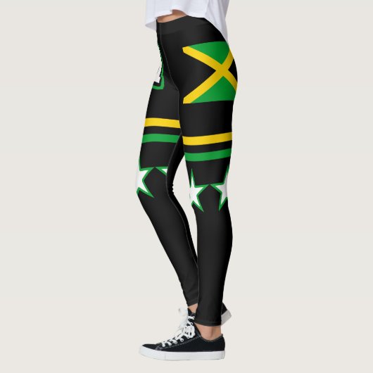 Leggings Drapeau de la Jamaïque (Gauche)