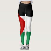 Leggings Drapeau de la Jordanie Cool (Devant)