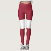 Leggings Drapeau de la Lettonie (Devant)