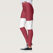Leggings Drapeau de la Lettonie (Gauche)