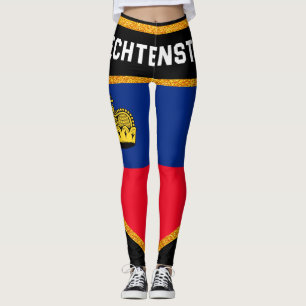 Leggings Drapeau de la Liechtenstein