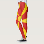 Leggings Drapeau de la Macédoine Cool (Gauche)