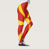 Leggings Drapeau de la Macédoine Cool (Droite)