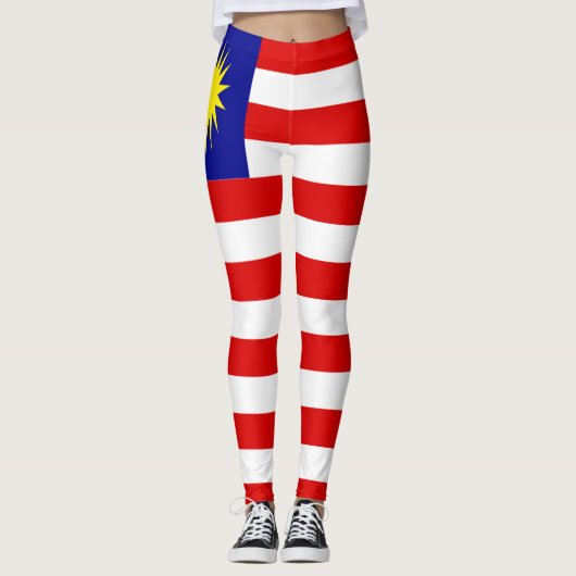 Leggings Drapeau de la Malaisie (Devant)