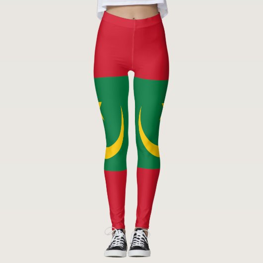 Leggings Drapeau de la Mauritanie (Devant)
