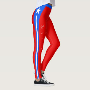 Leggings Drapeau de la mode Porto Rico