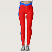 Leggings Drapeau de la mode Porto Rico (Devant)