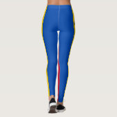 Leggings Drapeau de la Moldavie (Dos)