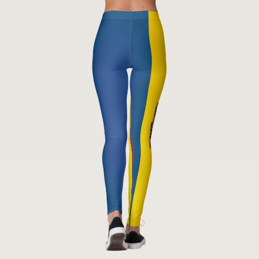 Leggings Drapeau de la Moldavie Cool (Dos)