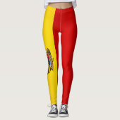 Leggings Drapeau de la Moldavie Cool (Devant)