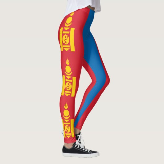 Leggings Drapeau de la Mongolie (Droite)