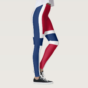 Leggings Drapeau de la Norvège