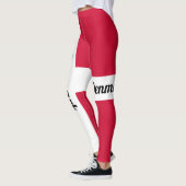 Leggings Drapeau de la Personnaliser nationale du Danemark (Gauche)