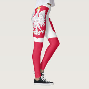 Leggings Drapeau de la Pologne