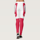 Leggings Drapeau de la Pologne (Dos)