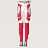 Leggings Drapeau de la Pologne (Devant)