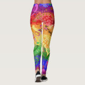 Leggings Drapeau de la Reine Pride de l'Imaginaire du serpe (Dos)