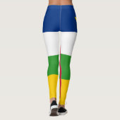 Leggings Drapeau de la République centrafricaine (Dos)