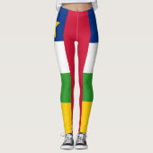 Leggings Drapeau de la République centrafricaine (Devant)