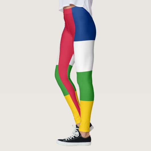 Leggings Drapeau de la République centrafricaine (Gauche)
