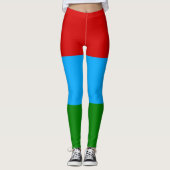 Leggings Drapeau de la République de Carélie (Devant)