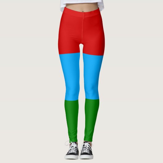 Leggings Drapeau de la République de Karelia (Devant)