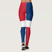 Leggings Drapeau de la République Dominicaine (Dos)