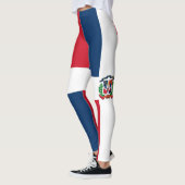 Leggings Drapeau de la République Dominicaine (Gauche)