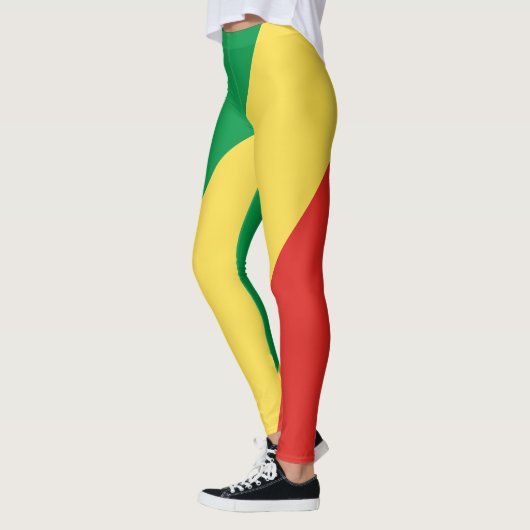 Leggings Drapeau de la République du Congo (Gauche)