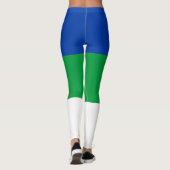 Leggings Drapeau de la République Komi (Dos)