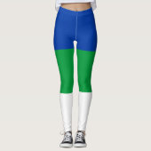 Leggings Drapeau de la République Komi (Devant)