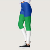 Leggings Drapeau de la République Komi (Gauche)