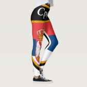 Leggings Drapeau de la Serbie (Droite)