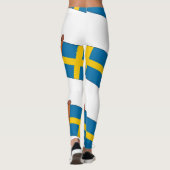 Leggings Drapeau de la Suède Thunder_Cove (Dos)