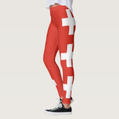 Leggings Drapeau de la Suisse (Gauche)