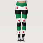 Leggings Drapeau de la Syrie (Devant)
