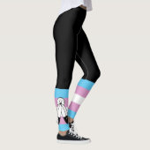 Leggings Drapeau de la Trans Pride (Droite)