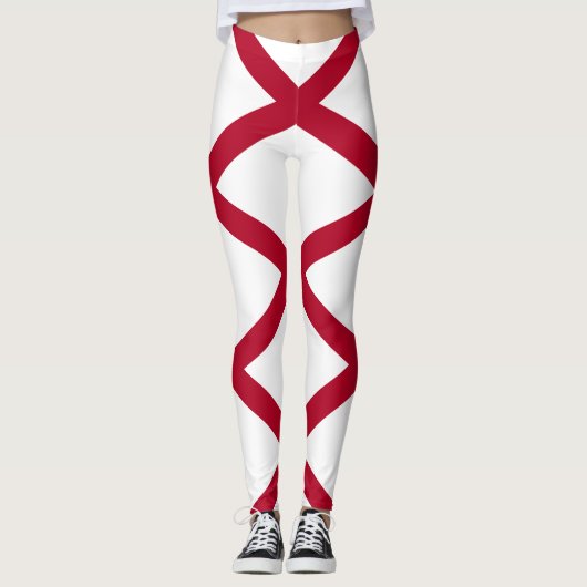 Leggings Drapeau de l'Alabama (Devant)